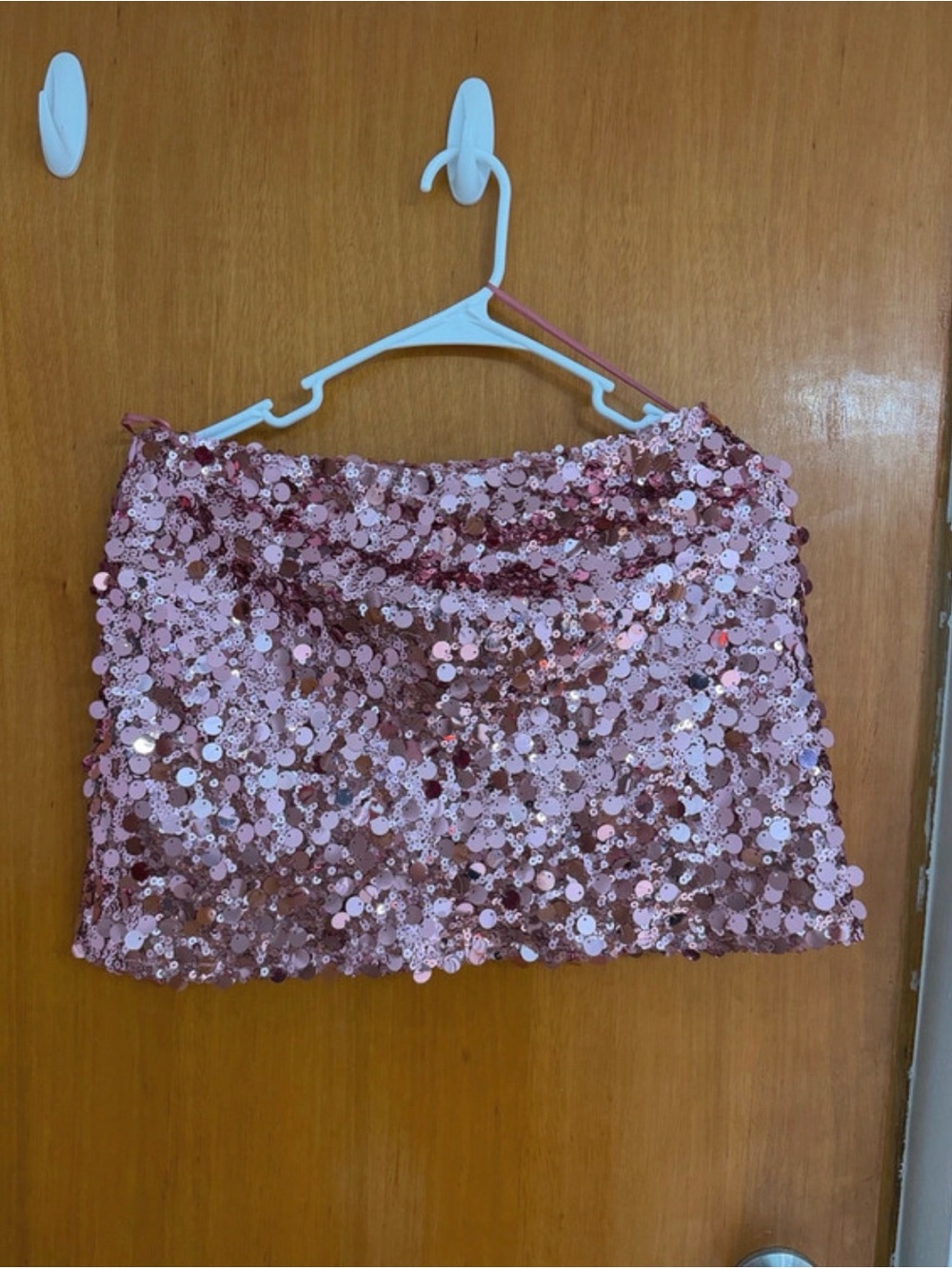 Urban Outfitters Rose Sequin Mini Skirt